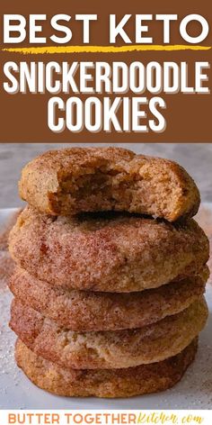 best keto snickerdoodle cookies Keto Snickerdoodle Cookies, Low Carb Cookies Recipes, Dessert Cookies, Amazing Cookies, Keto Breads