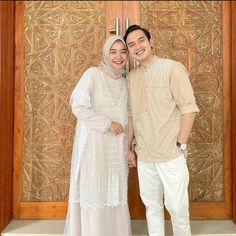 Outfit Lebaran Pria, Hijab Wear, Couple Fits, Girl Couple, Hari Raya