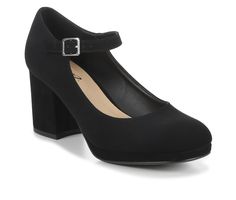 Women's Y-Not Eaton Pumps in Black Size 6.5 Elegant Platform Court Shoes Medium Width, Formal Ankle-high Heels With Buckle Closure, Formal Ankle Strap Court Shoes With Platform, Elegant Ankle-high Heels For Work, Formal Round Toe Heels With Buckle Closure, Fitted Platform Court Shoes For Formal Occasions, Classic Ankle-high Heels For Work, Fitted Formal Court Shoes With Platform, Classic Ankle-high Heels For Office