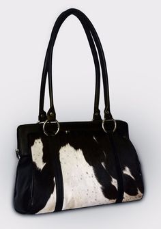 A cowhide satchel bag is woman's best friend Small Cow, Hair Bag, Cowhide Purse, Cowhide Handbags, Cowhide Bag, Perfect Purse, Fur Bag, Leather Satchel Bag, Fashion Marketing