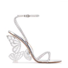 Pointed High Heels, Butterfly Heels, Comfortable High Heels, Strappy High Heels, Rhinestone Heels, Wedding Sandals, Sophia Webster, Heels Sandals, Sandals For Women