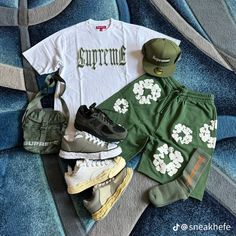 Grunge Boy Style, Designer Fits, Clothes Haul, Tuff Fits, Guys Fashion Casual, Fine Shyt, Green Outfits