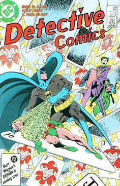 the cover to batman's comic book, detective comics