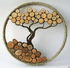 a tree that is made out of wood