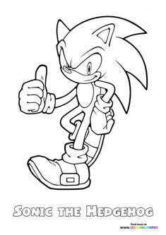 sonic the hedgehog holding up his thumb and giving thumbs up to someone in front of him