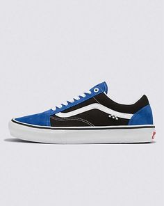 Skate Old Skool Shoe Blue Skateboarding Sneakers, Blue Sneakers For Skateboarding, Blue Vans Sneakers For Skateboarding, Vans Blue Skate Shoes For Streetwear, Sporty Blue Vans Skate Shoes, Vans Blue Skate Shoes For Sports, Blue Vans Skate Shoes For Sports, Vans Shoes Old Skool, Customised Vans