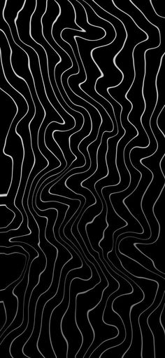 an abstract black and white background with wavy lines