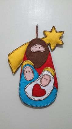 an ornament made to look like a cartoon character