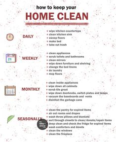 Clean Kitchen Sink, Clean House Schedule, Coconut Oil Uses, Homemade Cleaning Solutions, How To Clean Mirrors, House Cleaning Checklist, Cleaning List, Doing Laundry, Cleaning Appliances