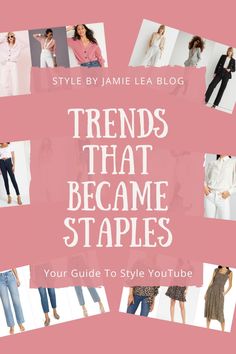 Trends That Became Staples In Our Closets, Spring Trends, Summer Trends, Basics, Classic Pieces, Spring Classics, Summer Classics, Cardigans, Leopard Print, Skinny Jeans, Ultra High Rise Jeans, White Button Up Shirts, Trends To Staples, Closet Staples, Wardrobe Staples, What To Wear, How To Style, Over 40 Style, What To Wear Over 40, How To Dress, Basic Wardrobe, Style YouTuber, Trends any Woman Can Wear, Spring & Summer Style Tips Basic Wardrobe, Rock N Roll Style, Build A Wardrobe, Flat Lay Photography