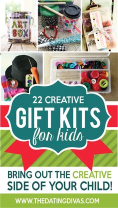 the creative kids's gift guide is here to help them learn how to make their own gifts