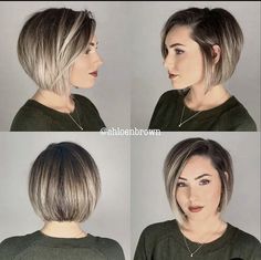 Brown Short Hair, Trendy Hairstyle, Short Straight Hair, Haircut And Color, Short Hair Haircuts, Hair Dos, Hairstyle Ideas, Bobs Haircuts, Pretty Hairstyles