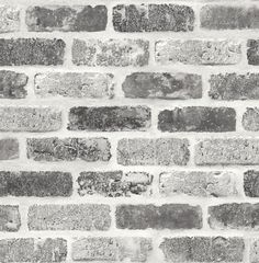 black and white brick wall textured with watermarked paint, for background or backdrop