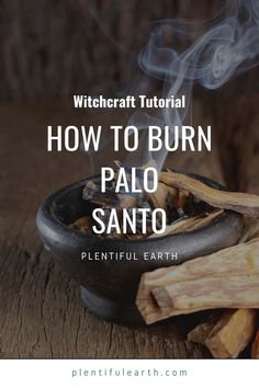 Pablo Santo Wood Use, How To Use Palo Santo, When To Burn Palo Santo, How To Burn Palo Santo Wood, Pablo Santo Wood Benefits, How To Use Palo Santo Sticks, Palo Santo Burner, Palo Santo Smudging Prayer, Paleo Santo