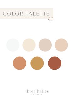 the color palette for three helios