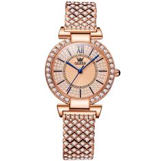 💗 Luxury Women Watches: Classic, fashion and luxury style, Roman Scale Dial.fully crystal rhinestone decorated bezel, dial. Three parts crystal strap and some parts decorated beds strap. Square case. Stainless steel polished back cover.Gives a sense of elegance and fashion. 💗 Rose Gold Wristwatch:Original Quartz Movement and Battery inside, analog display, strong stability, accurate timekeeping and long service time. 💗 Fashion Ladies Watch:Comes in a beautifully branded gift box.It's really a Womens Watches Luxury, Stainless Steel Polish, Rose Gold Watches, Metal Straps, Women Wrist Watch, Style Classique, Stainless Steel Band, Luxury Women, Luxury Watch