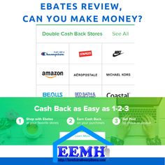 the ebates review can you make money? and cash back as easy as 1 - 3