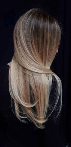 Blonde Hair Inspiration, Hair Affair, Long Blonde, Hair Color Balayage, Long Blonde Hair, Hair Color Trends, Brunette Hair, Undercut, Ombre Hair