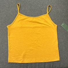 Nwt Women’s Wild Fable Tank Top Dark Gold L Casual Solid Color Spring Camisole, Affordable Gold Stretch Tank Top, Casual Yellow Cotton Camisole, Yellow Cotton Casual Camisole, Affordable Yellow Women's Tank Top, Cheap Soft-washed Sleeveless Tank Top, Yellow V-neck Tank Top For Beach, Wild Fable Crop Top, Wild Fable