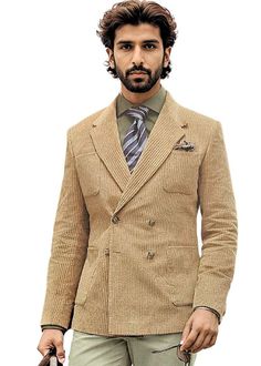 Elevate your style with our meticulously handcrafted men's two-button vintage corduroy blazer, now available in a stunning marigold color. This classic piece is versatile and suitable for a wide range of occasions, ensuring you always make a statement wherever you go. Crafted with precision and designed for both comfort and elegance, this blazer is a must-have addition to your wardrobe.The cost includes one blazer only. Made in Marigold color corduroy fabric. Dryclean only. Winter Formal Corduroy Sport Coat, Classic Corduroy Business Blazer, Classic Corduroy Blazer For Business, Corduroy Single Breasted Sport Coat For Business, Classic Corduroy Blazer For Formal Wear, Classic Corduroy Blazer For Formal Occasions, Single Breasted Corduroy Blazer With Notch Lapel, Tailored Single-breasted Corduroy Blazer, Marigold Color