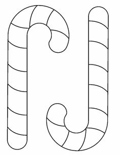 the letter j is for candy canes coloring page