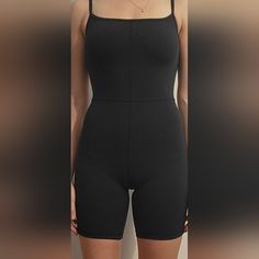 Aritzia Wilfred Free Divinity Freestyle Romper. 5" Short Inseam In True Black As Shown On Model. New/Unused. Size Small. #Crossposted See My Other Athleisure Items! Aritzia Pants, Aritzia Wilfred, Black Romper, Athleisure, Pant Jumpsuit, Jumpsuit Romper, Pants For Women, Rompers, Size Small