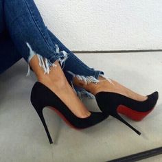 Untitled Sepatu Pump, Bonnie Bennett, Katherine Pierce, Combat Boot, Prom Shoes, Black High Heels, Dream Shoes, Louboutin Shoes