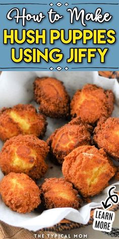 how to make hush puppies using jiffy - the typical mom's recipe