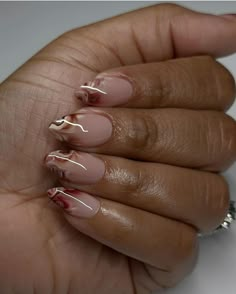 Nude Nails Brown Skin, Acrylic Nails And Toes Matching, Nude Nails Brown, Simple But Cute Nails, Nails And Toes Matching, Nail Art Soft, Nails Brown Skin, Pointy Nail Designs, French Manicure Gel Nails