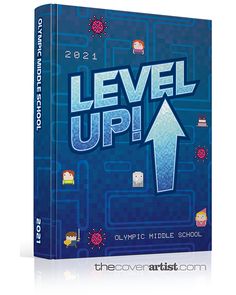 the level up game box is shown with an arrow pointing to it's left