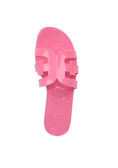 Bay Jelly Slide Sandal Jelly Slides, Flamingo Pink, Love Love Love, Out And About, Sandals Summer, Love Love, Silver Glitter, The Pool, Slide Sandals