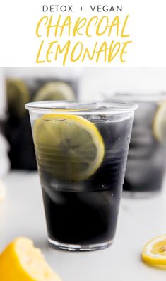 This charcoal lemonade is a super healthy, detoxing twist on a delicious, refreshing lemonade. You can't taste the activated charcoal at all, just the perfect blend of sweetness and tartness. Loaded with health benefits, naturally paleo and vegan, with keto, low carb, sugar free options. #activatedcharacoal #detox #charcoallemonade #paleo #vegan #keto 40 Aprons, Halloween Party Appetizers, Lemon Benefits, Lemonade Recipes, Healthy Detox, Super Healthy, Activated Charcoal