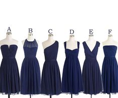 Short Navy Blue Chiffon Mismatch Maid Of Honor Girls Group In Knee Length Simple Cheap Prom Dresses Navy Blue Bridesmaid Dresses Short, Mismatched Bridesmaid Dresses Blue, Navy Blue Bridesmaids, Prom Dress Pictures, Knee Length Bridesmaid Dresses, Convertible Bridesmaid Dress, Navy Blue Bridesmaid Dresses, Simple Bridesmaid Dresses, Girls Group