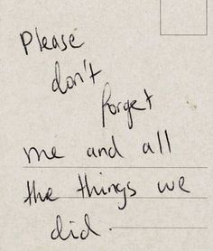 a handwritten note written on paper with writing