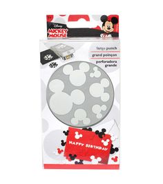 mickey mouse happy birthday card and balloon decoration