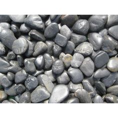 MSI Ash Beach 0.5 cu. ft. 3 cm to 5 cm River Rock 40 lbs. Bag (21-Bags/Pallet) - Super Arbor Mexican Beach Pebbles, Bright Summer Acrylic Nails, Fire Pit Kit, Mexican Beaches, Landscape Rock, Square Fire Pit, Dish Garden, Rock And Pebbles, Rock Types