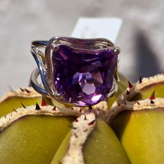 Enhance your intuition with our Amethyst Kitty Finger Cuff Adjustable Ring in .925 Sterling Silver. Adjustable ring fits sizes 4-11. ~Amethyst Metaphysical Properties~ ♡ Chakra: Crown ♡ Element: Spirit/Ether ♡ Numerology: 3 ♡ Zodiac Sign: Aquarius, Capricorn, Pisces, Virgo ♡ Brings calm, clarity to the mind & enlightenment ♡ Enhances intuition & connection with Divine ♡ Provides protection & energetic purification ♡ Releases addictions, anger, anxiety & fears ♡ Supports the nervous system & brai Numerology 3, Element Spirit, Pisces Virgo, Finger Cuff, Aquarius Capricorn, Capricorn Pisces, Zodiac Sign Aquarius, Honey Calcite, Mookaite Jasper