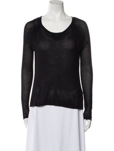 Rag & Bone PulloverBlackLong Sleeve with Scoop NeckDesigner Fit: Sweaters by Rag & Bone typically fit true to size. Scoop Neck Sweater, Long Sleeve Knit Tops, Vintage Holiday Dress, Sweater Accessories, Black Long Sleeve, Rag & Bone, Skirt Length, Crew Neck Sweater, Neck Sweater