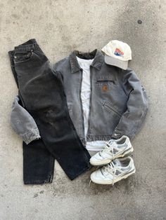 Vintage Carhartt Jacket Outfit, Carhartt Jacket Outfit, Vintage Carhartt Jacket, Exude Confidence