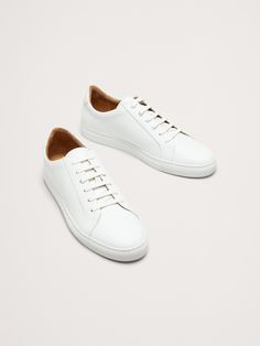 A customer-favorite returns.  We updated the minimalist silhouette of our best-selling sneaker with beautiful Italian leather uppers.  Plus, we added lightweight, durable OrthoLite® performance insoles for breathable cushioning that wicks away moisture for ultimate comfort.  Italian leather uppers.  Rubber soles.  C width. Classic Low-top Walking Shoes With Removable Insole, Classic Leather High-top Sneakers For Light Sports, Everyday Low-top Walking Shoes With White Sole, Classic Slip-on Sneakers With White Sole, Comfortable Everyday Sneakers With Plain Toe, Sporty Everyday Walking Shoes With Branded Insole, Comfortable Plain Toe Everyday Sneakers, Lace-up Sneakers With Ortholite Insole And White Sole, White Sole Low-top Sneakers With Removable Insole