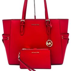 New With Tag Don't Be Afraid To Make An Offer More Than 50% Off Original Price 100% Authentic Fast Shipping Michael Kors Gilly Large Drawstring Travel Laptop Tote Bag Saffiano Leather Bright Red Style# 351g2gt7l 100% Authentic Retail: $558.00 Plus Tax **Please See The Measurement For The Size** No Dust Bag Gold Toned Hardware Michael Kors Logo At Front Slip-In Side Pockets On Both Sides 1 Mk Circle Charm Zip Top Closure Custom Fabric Lining 2 Slip-In Pocket 1 Zipper Pocket 17"(Top) 14' (Bottom) Michael Kors Red Bag For Everyday Use, Michael Kors Red Shoulder Bag For Daily Use, Red Michael Kors Shoulder Bag For Daily Use, Michael Kors Red Bag With Removable Pouch, Michael Kors Travel Bags With Interior Card Slots, Red Travel Bag With Interior Card Slots, Laptop Tote Bag, Michael Kors Logo, Laptop Tote