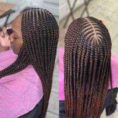 Protective Styles For Natural Hair Short, Braid Inspiration, Feed In Braid, Girls Hairstyles Braids