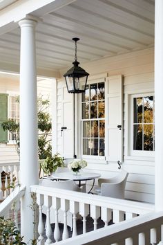 the instagram page on instagram com shows an image of a porch with white pillars and