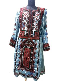 Hello Buyers This is the new trending dress which is now becoming popular. Please share your contact no for save delivery. Please contact first if you face any problem your problem will be sorted asap. Feedback will be appreciable. Thanks.. New Trending Dress, Trending Dress, Balochi Dress, Old Vintage, Embellished Dress, Trending Dresses, Hand Embroidered, Labour Day, Art Collection