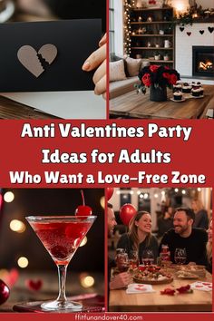 valentine's party ideas for adults who want a love - free zone