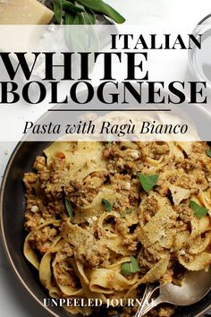 Ragù Bianco (White Bolognese Sauce)