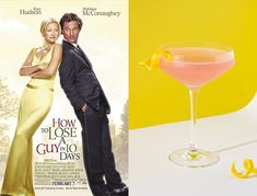 The Definitive Rom-Com Cocktail Guide | VinePair Cocktails Based On Movies, Rom Com Bridal Shower Theme, Rom Com Themed Party, Rom Com Party Theme, Rom Com Party, Cocktail Guide, Best Rom Coms, Peach Cocktail, Valentines Day Drawing