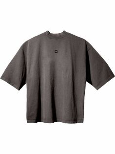 Please Note: This item has an oversized fit.UNISEX M = MENS M / WOMENS L | Men's Yeezy Gap Engineered by Balenciaga Logo 3/4 Sleeve T-Shirt in Grey Yeezy T Shirt, Grey Yeezy, Oversize Tshirt Outfits, Mens Yeezy, Grey Tee, Tshirt Outfits, Oversize Hoodie, Kanye West