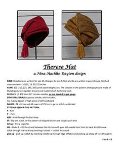 the hat is made from yarn and has two tassels on each side,