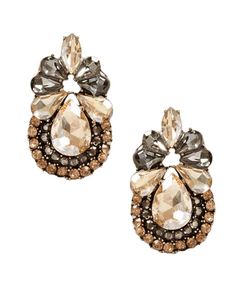 PRICES MAY VARY. Elegant and Glamorous Art Deco Antique Vintage Style Earth Tones Rhinestone Bridal Bridesmaid Wedding Prom Cluster Earrings Size approx: 1.5" inches long x 1" inches wide Great gift for collectors and lovers of antique vintage retro style statement earrings Perfect Gatsby party, bridal, bridesmaid, wedding, prom, formal event accessory These charming bright earth tones rhinestone antique style pierced dangle earrings will add a touch of sparkle and elegance to dress up any outfi Dressy Earrings, Bronze Art, Deco Retro, Retro Jewelry, Bridesmaid Wedding, Rhinestone Bridal, Retro Vintage Style, Cluster Earrings, Bridesmaid Earrings